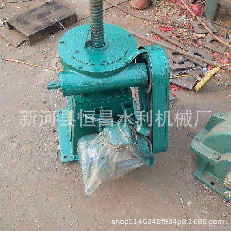 手轮式启闭机1吨2吨3吨侧摇启闭机螺杆式启闭机铸铁圆闸门启闭器