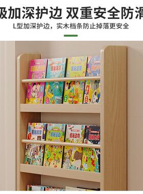 实木书一架D93夹家用门后超薄收纳置物架缝隙层绘本架缝多体靠墙