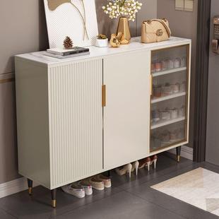 鞋柜整装门口鞋柜床头柜高款生态板耐用豪华人造板意式儿童防水柜