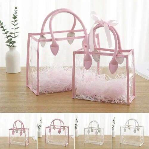 Waterproof Transparent Gift Bag Large Capacity Portable