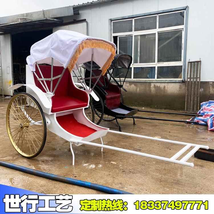 人力黄包车民国车老上海复古电动人力黄包车婚庆影视摄影景区接待