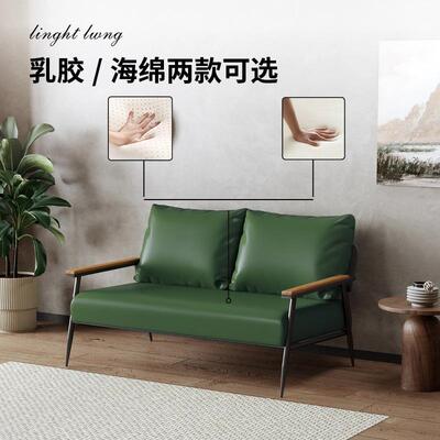 沙发AWO客厅小户型家经用双服装店出三租房办公室济型人人位皮艺