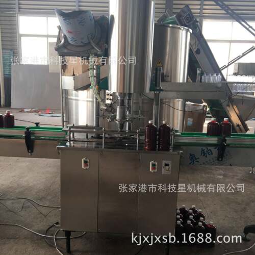 厂家供应2000瓶每小时塑料盖旋盖机封口机单机全自动高速饮料