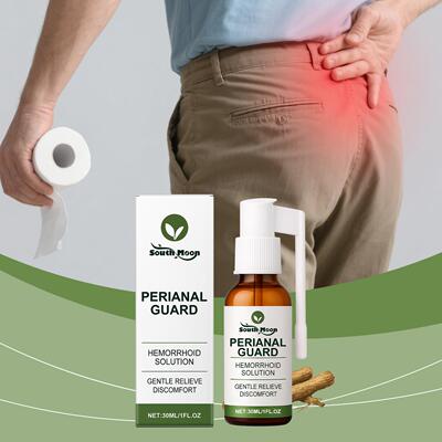 SOUTH MOON Perianal Care Spray - Gentle Formula for Moisturi