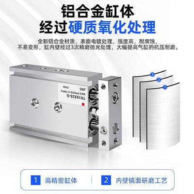双轴缸TR6X10S TR10X20S TR16X30S TR20X40S TR25X50S TR32X100S