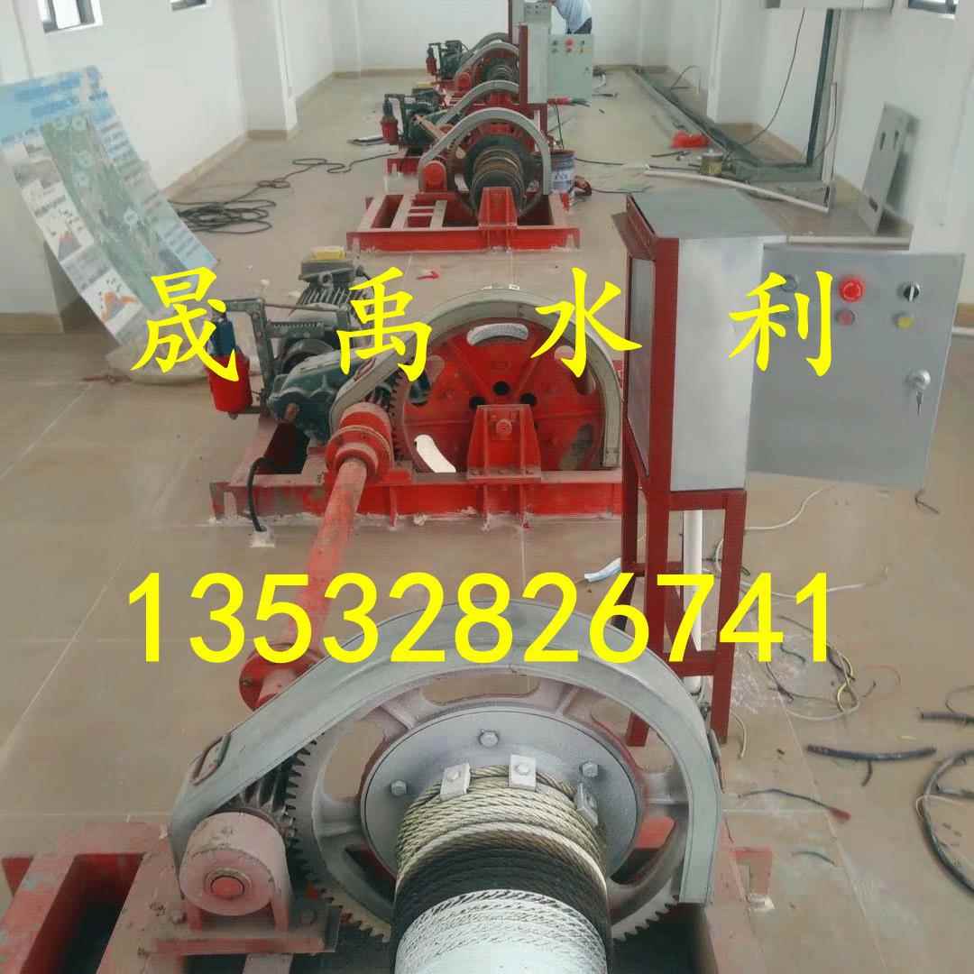广东连南钢制闸门卷扬启闭机手动电动闸门启闭机制作安装调试