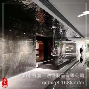 2020304304不锈钢波水纹板镜波面波纹浪水纹装饰板