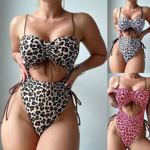 Swimsuit camisole tight fitting women's one-piece swimsuit