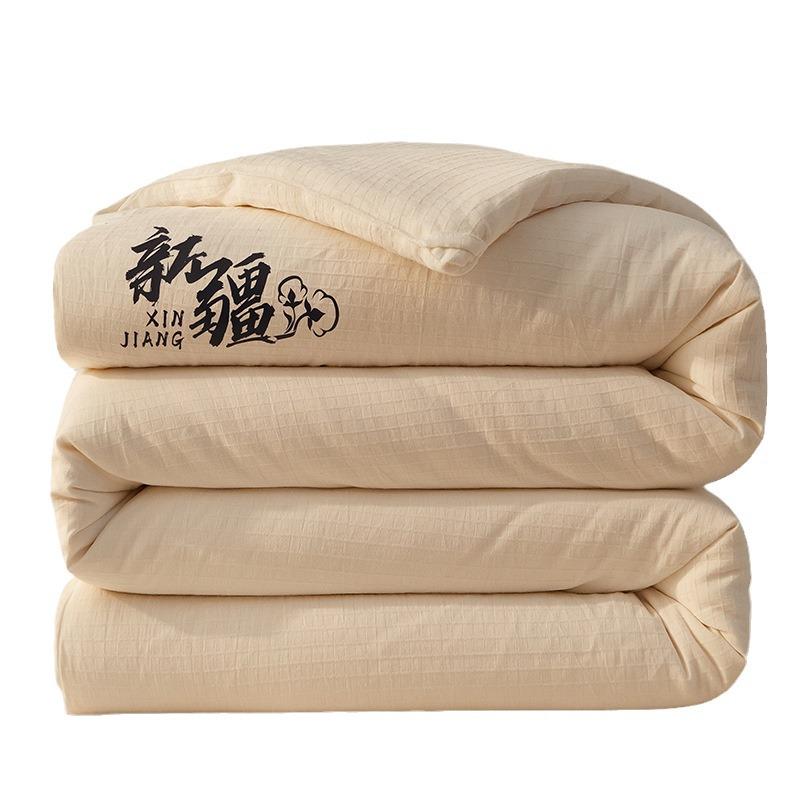 华夫格棉花被子加厚冬被春秋被芯单双人棉被保暖褥子棉絮垫被