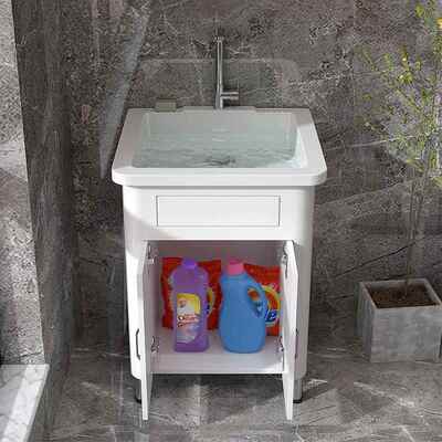 大容水槽墩池洗UUY衣厂柜工直供量耐污不渗水阳台拖布把池新房装