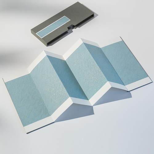 正品16颜色复古小折页 册页宣纸本空谱印白 万年红半生款熟书法国