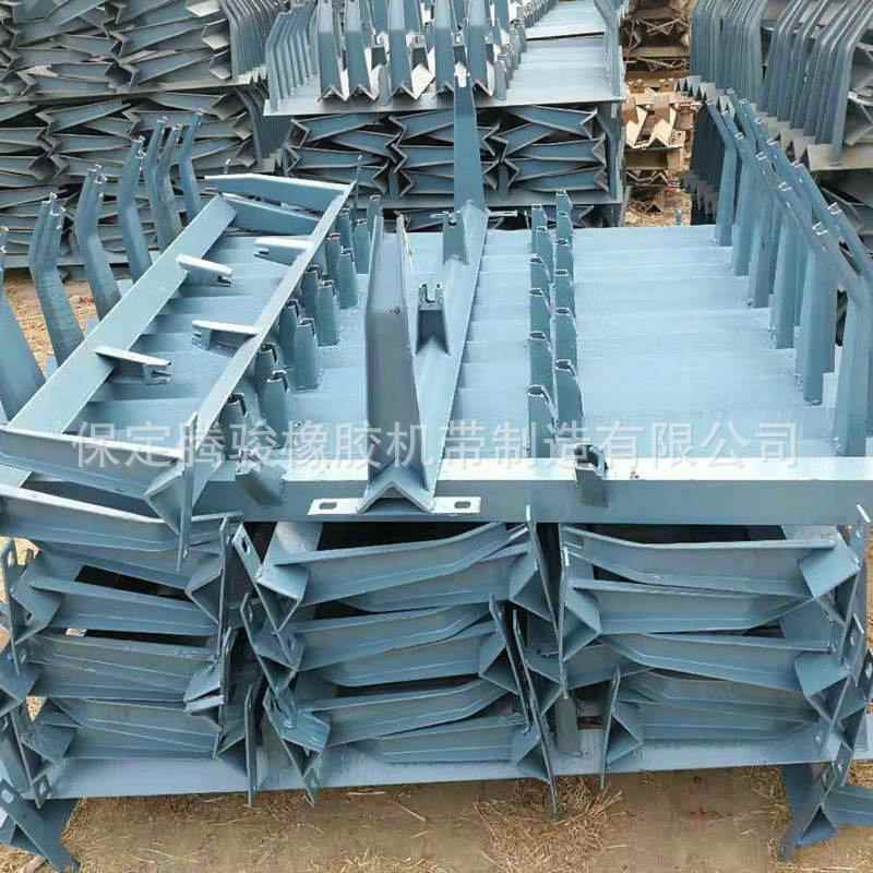 型支托槽组架输送机托辊调心支架输送机辊配TJ-JX-A0件缓冲托辊支