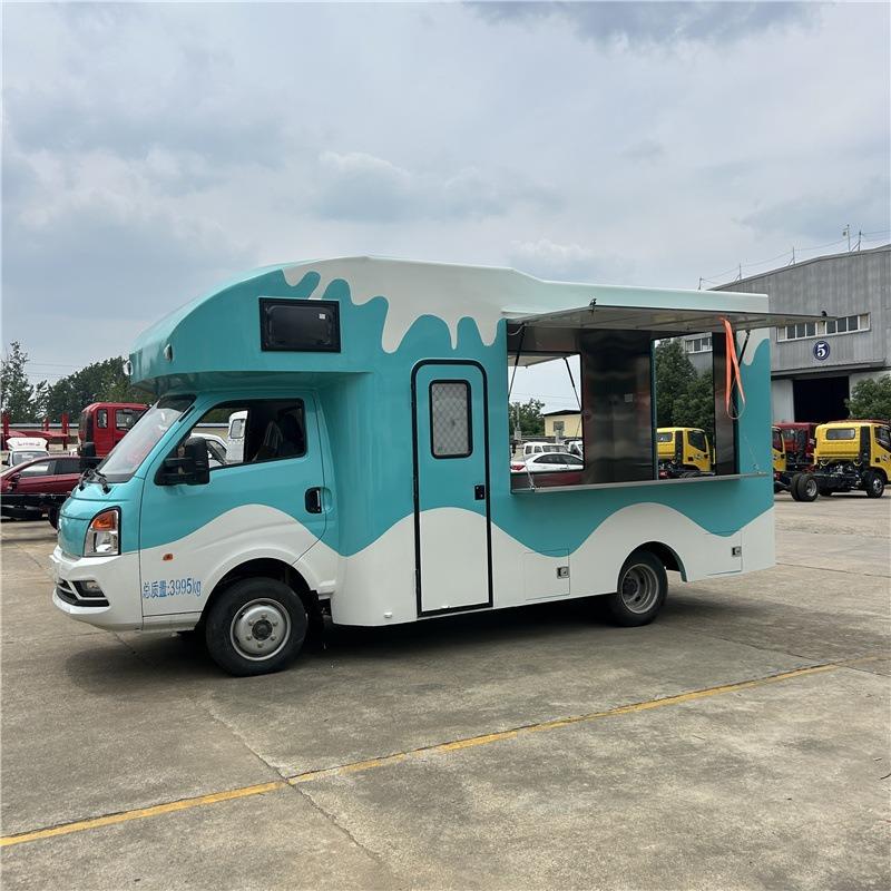 车柴油移动摆摊餐车房车版流动旅售货LJT商厂家可盘挂牌
