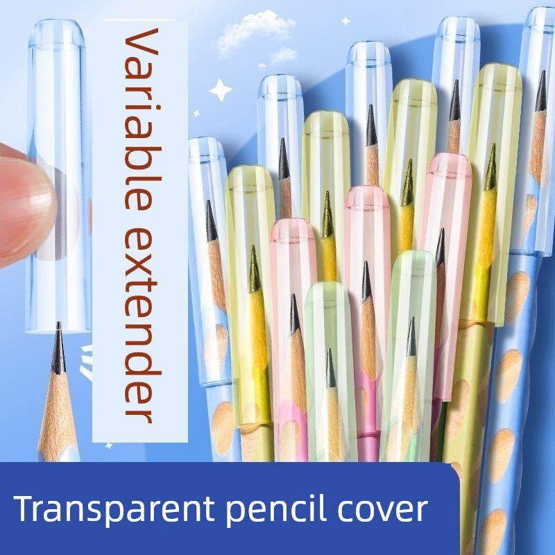 笔帽小学生笔头保护套三角形六角形杆头帽儿童学习文具笔筒