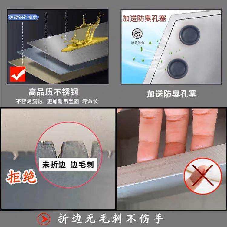 油分离饮1器厨房餐不锈钢排水下水油污三道水级过滤隔油池