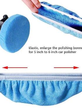 8Pcs Car Microfiber Polisher Pad 10 Inch Wash Buffer Waxing