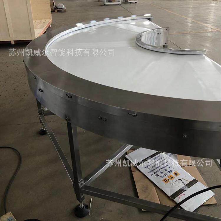 食品面包蛋糕糕点月饼刀口皮带是送机90度180度转弯机不锈钢