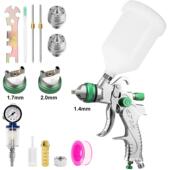 气动喷涂机喷枪上壶汽车家具喷油漆高雾化HVLP面漆喷漆枪 热款 包邮