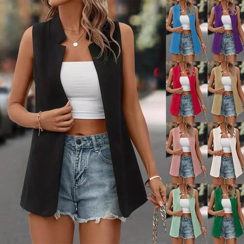Summer New Tiktok Fashion Trend Women'S Suit Vest, Fashion