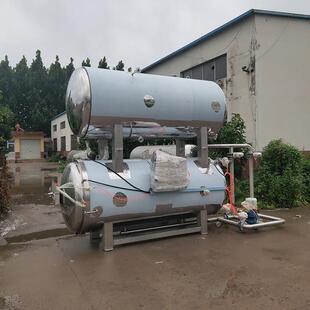 兔肉丁杀菌锅 商用牛肉灭菌釜 糯米肉粽子熟食高温杀菌设备