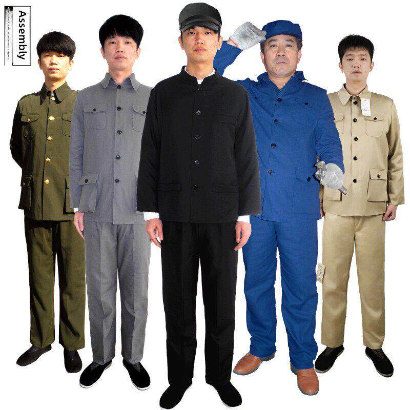 中山服装男装民国老式服装80年代服装80后干部90后学生覆古怀旧服