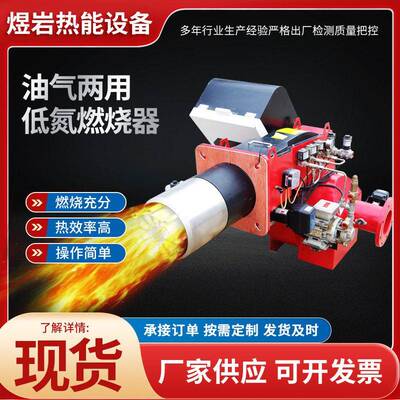 定制加工双段火油气两用燃烧器低氮燃烧器油气燃烧器烤炉燃烧器