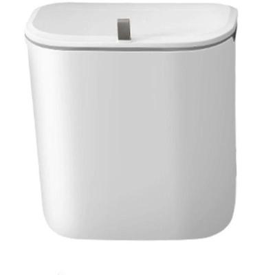 卫生间厕所悬挂式垃圾桶家用带盖小号挂墙浴室防水滑盖夹缝壁挂式