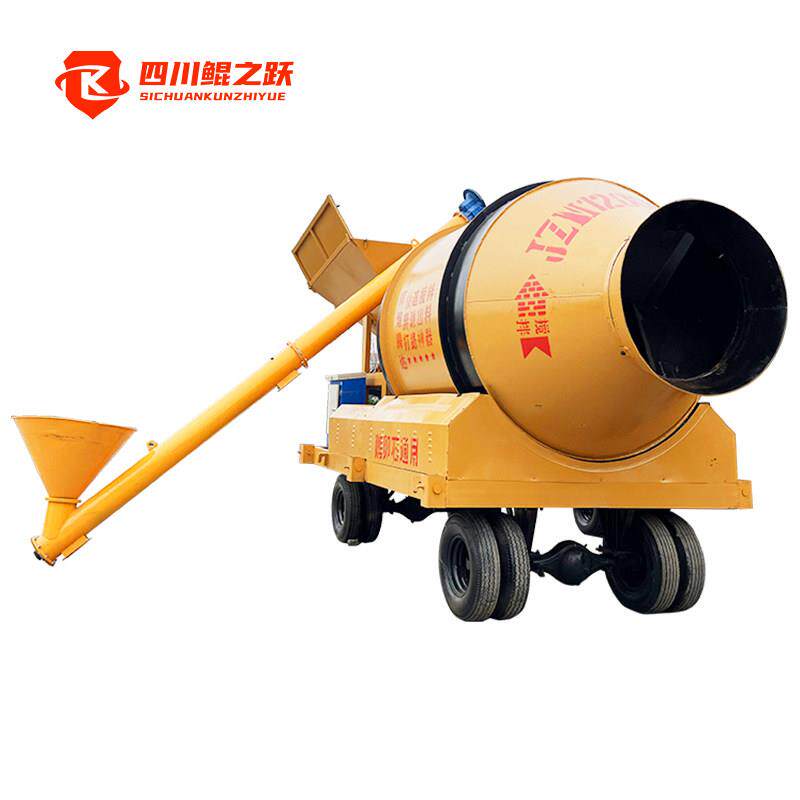 混凝土滚筒搅拌机JZM1200移动式水泥砂浆全自动搅拌设备隧道施工
