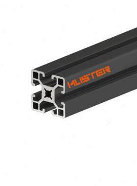 新品工业铝型材4040黑色铝合金4040方管40x40铝型材框架流水线铝