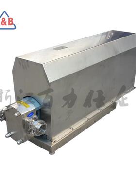 不锈卫生级级变速齿轮减速转子泵AWI高粘度胶体钢浓浆泵胶水无泵