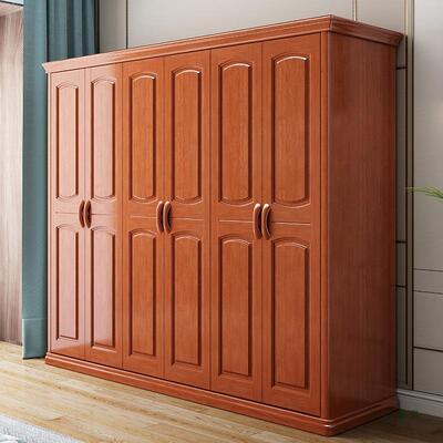 实木衣现代简约中式23456门整体对柜F5M59MM5门开加顶卧室组衣装