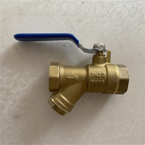 中央空调黄铜过滤器球阀 6分阀门水开关家用加厚双内丝内外丝水阀