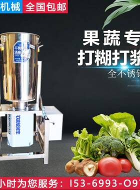 榨汁机汁商LMS用打浆机果蔬业大容量蔬菜榨机水果破工机椰奶壁机