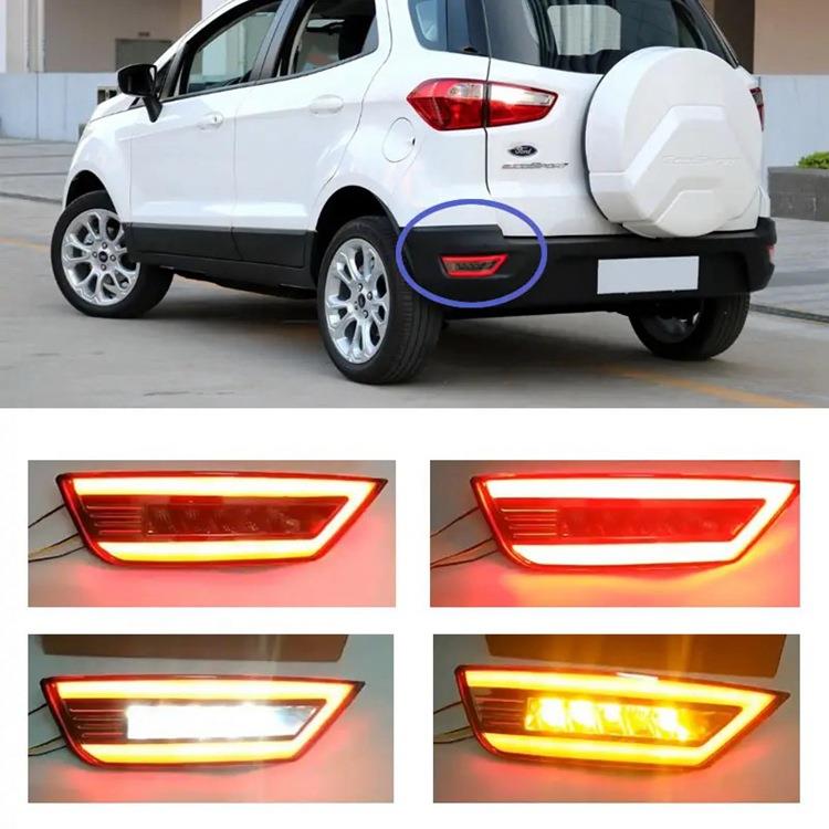 适用于福特翼博FordLED后杠灯后尾灯雾灯福特翼博LED后杠灯改装