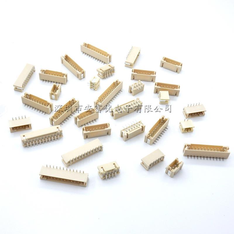 PH2.间P距SCJ立贴连器立式贴片2P3P45P6P07P接8P910P12P