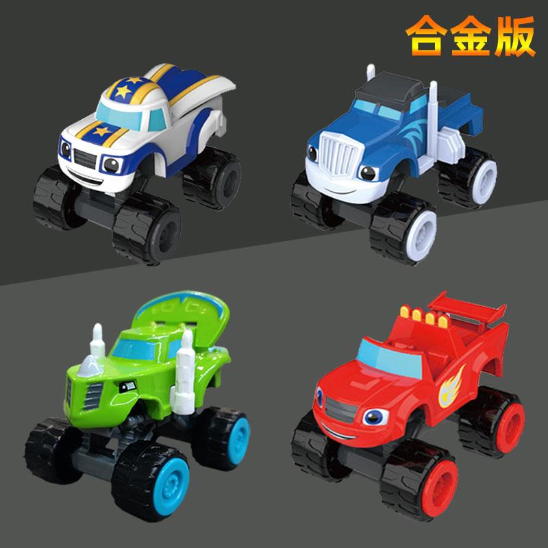 旋风战车队玩具车飚速工程车达林顿合金赛车越野车模型男孩3-6岁