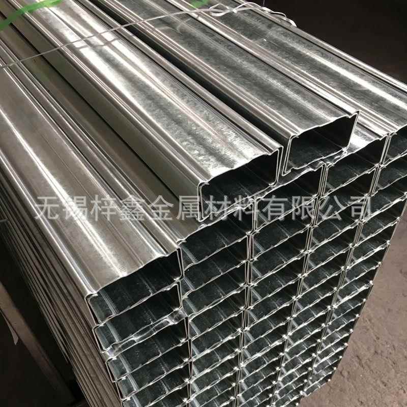 现货抱焊梁热镀锌角钢50*100钢制堆垛式仓库重型货架型材包合梁