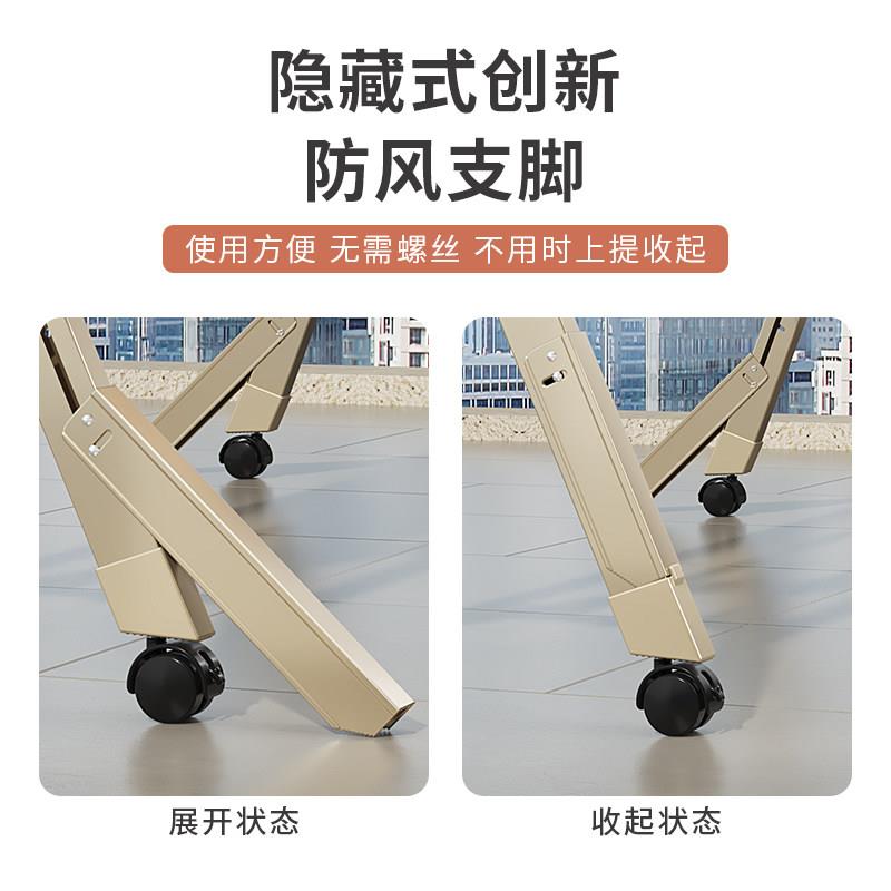 铝合金落衣地晾架卧折叠挂衣架室晾衣伸缩户外晒衣杆晒X金新被杆