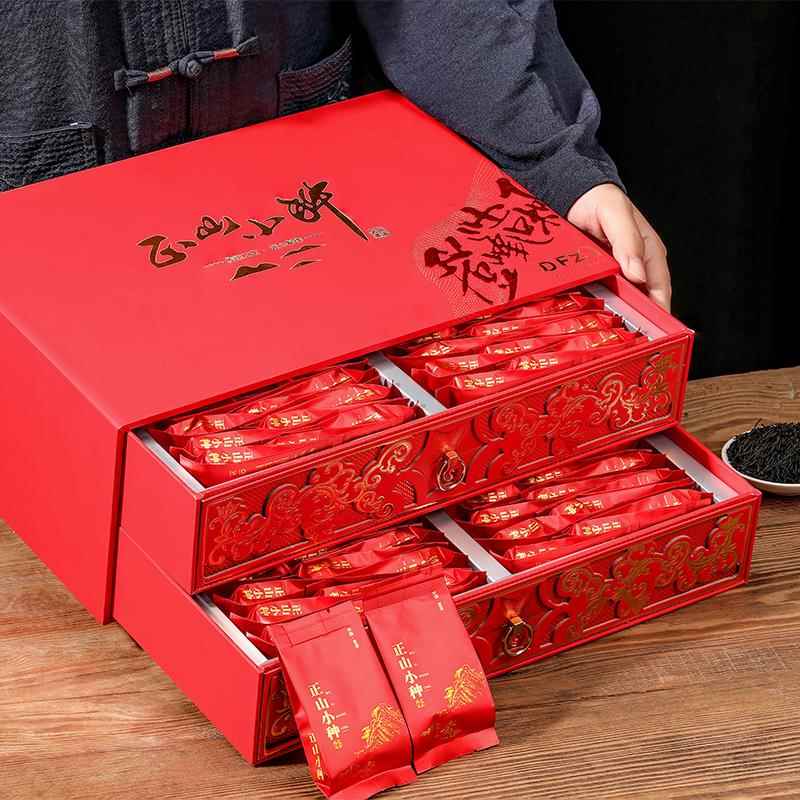 正山小种红茶茶叶2025新茶特级浓香型小包装礼盒装500g节日送礼茶