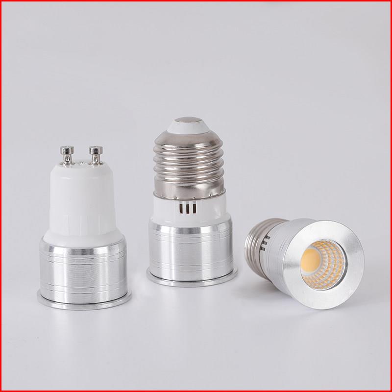 E27螺口LED小瓦射灯迷你灯杯1w暖光220V聚光透镜灯微型节能气氛灯