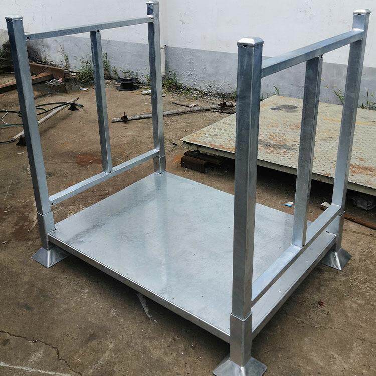侧栏插拔式金属堆垛架上海智琳供应围栏可拆卸轮胎架