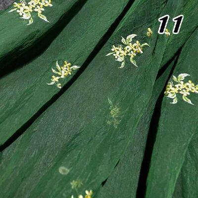 1M Ancient Style Chic Osmanthus Embroidery Fabric Chinese