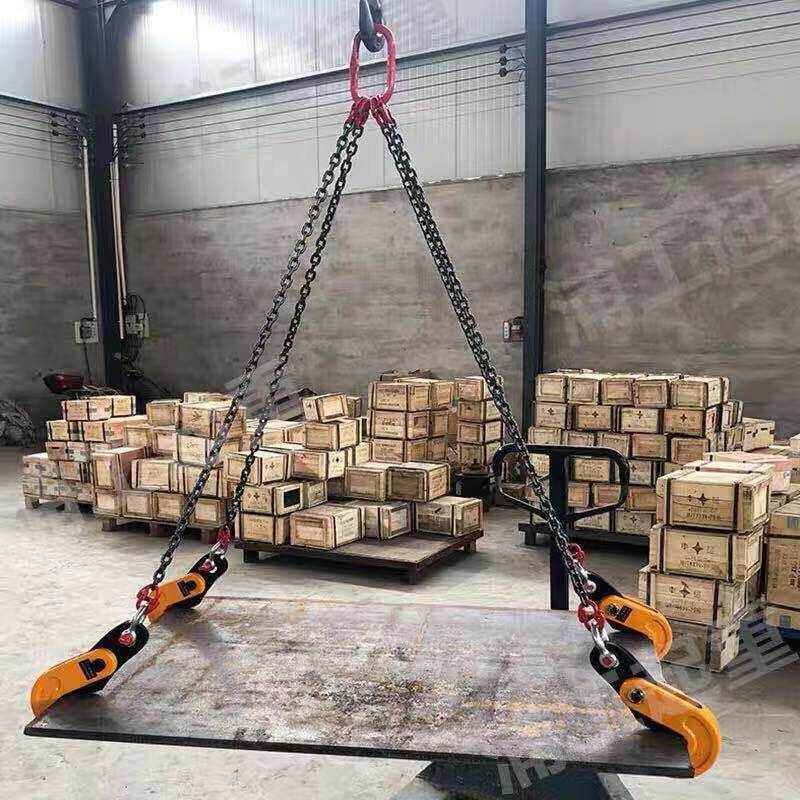 起重材吊可钳L型夹具双根钢板吊钩板吊装神器开口L型调钩专业起重