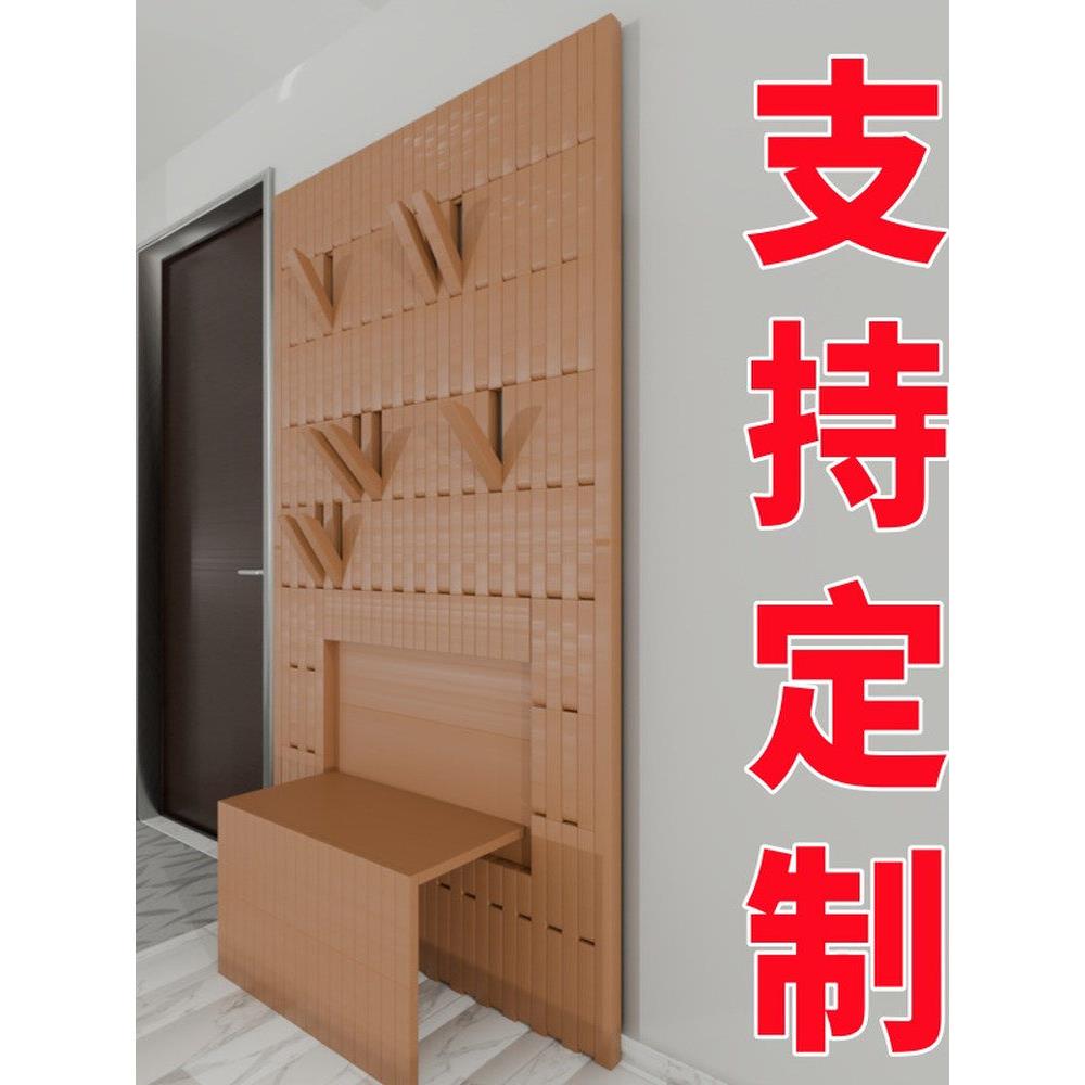 钢琴键衣架创意实木衣架入口挂衣区衣架门入口墙挂衣架