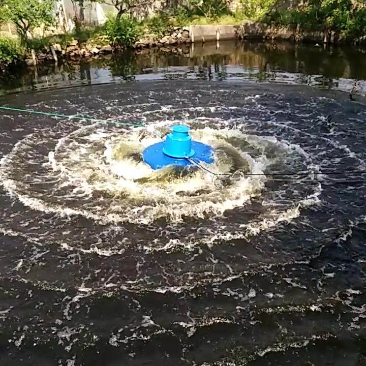 涌浪增氧机鱼塘推浪机池塘圆盘耕水机大功率增氧泵大浪花造浪机