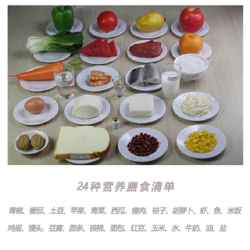 常用24种民膳食居宝塔模syx20201型金字塔中国养营平衡食物交换份