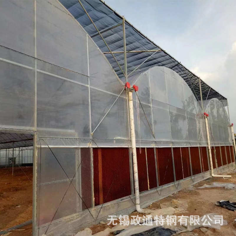 厂家批发玻璃温室大棚 大棚骨架草莓番茄大棚塑料薄膜连栋温室大