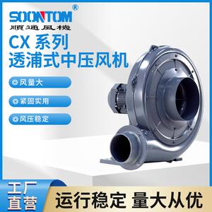 CX系列透浦式中压风机大风量吹膜机风幕机用离心风机风压稳定风机