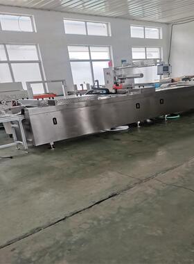 休闲食品多功能连续式拉伸膜真空包装机商用全自动真空包装设备