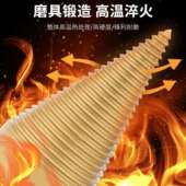 新款 6C劈柴钻头小型冲柴击钻电锤P破柴分裂锥辟木头 UGR劈机套装